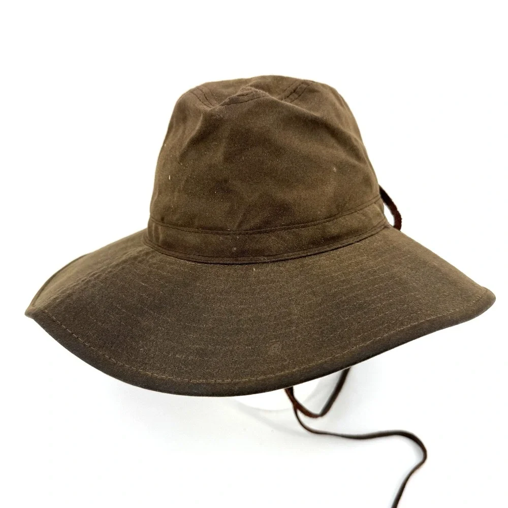 Dorfman Pacific Bucket Hat Size Medium Brown Bendable Indie Jones Style